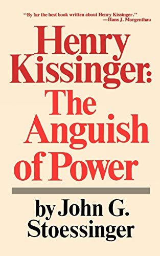 Beispielbild fr Henry Kissinger Ang Of Pow: The Anguish of Power zum Verkauf von Chiron Media