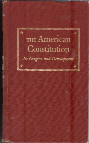 Beispielbild fr The American Constitution It's Origin and Development zum Verkauf von Basement Seller 101