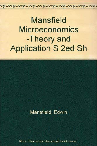 9780393091908: Microeconomics: Theory and applications