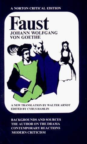 Beispielbild fr Faust: A Tragedy (Norton Critical Editions) zum Verkauf von Wonder Book