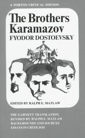 9780393092141: The Brothers Karamazov: The Constance Garnett Translation Revised by Ralph E. Matlaw : Backgrounds and Sources, Essays in Criticism