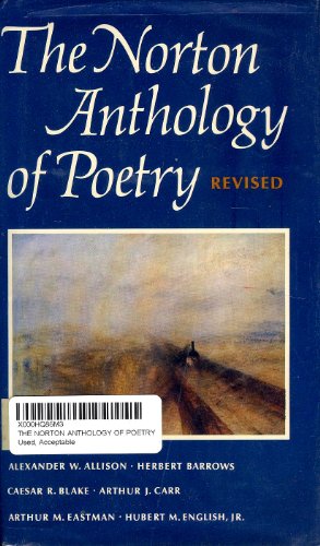 9780393092400: The Norton Anthology of Poetry