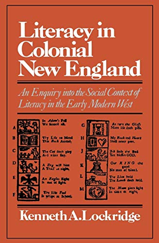 Stock image for Literacy in Colonial New England for sale by Better World Books