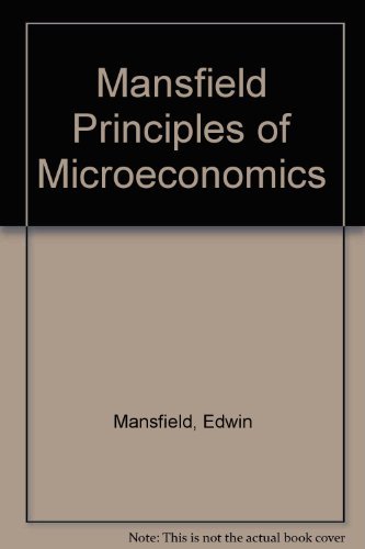 Beispielbild fr Principles of microeconomics zum Verkauf von Wonder Book