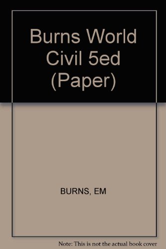 Beispielbild fr Burns World CIVIL 5ed (Paper) zum Verkauf von HPB-Red