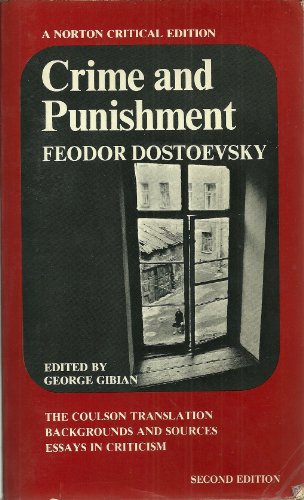 Stock image for Crime and Punishment: The Coulson Translation - Backgrounds and Sources - Essays in Critisisms for sale by Reliant Bookstore