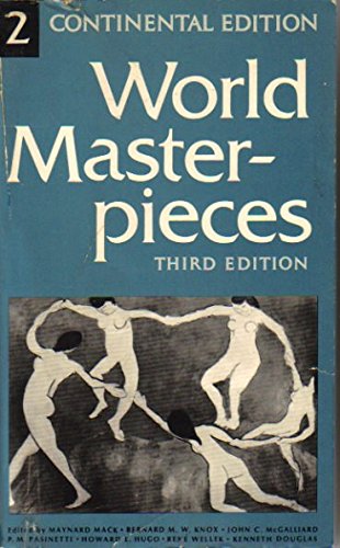 Stock image for World Masterpieces, Continental Edition, 2 for sale by ThriftBooks-Dallas