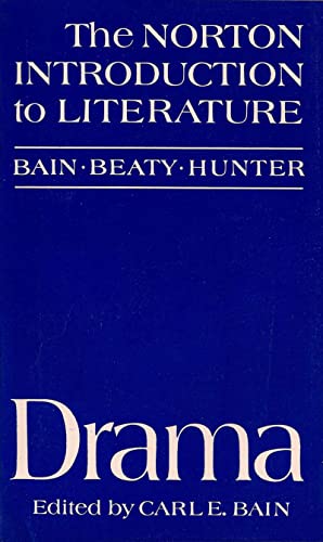 Beispielbild fr The Norton Introduction to Literature : Drama zum Verkauf von Better World Books