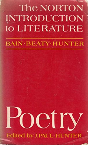 Imagen de archivo de The Norton Introduction to Literature : Poetry a la venta por Better World Books