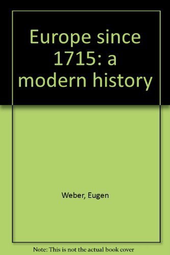 9780393094046: Europe since 1715: a modern history