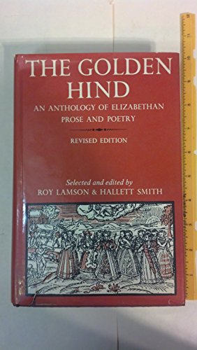 Beispielbild fr The Golden Hind; An Anthology Of Elizabethan Prose And Poetry zum Verkauf von BISON BOOKS - ABAC/ILAB
