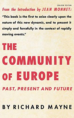 Beispielbild fr Community Of Europe zum Verkauf von Redux Books