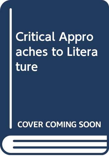 9780393095869: Critical Approaches to Literature