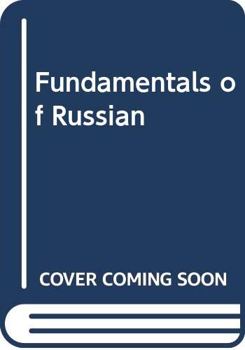 Imagen de archivo de Fundamentals of Russian a la venta por Inkberry Books