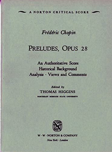 Beispielbild fr Preludes, Opus No.28 zum Verkauf von Better World Books