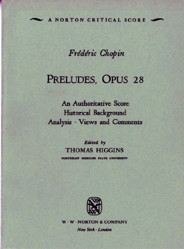 9780393096996: Preludes, Op. 28 (Norton Critical Scores)