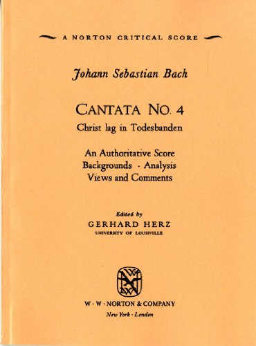 9780393097610: Cantata No. 4: 0 (Norton Critical Scores)