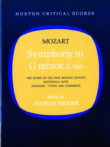 Beispielbild fr Mozart: Symphony in G Minor (Critical Scores) (Norton Critical Scores) zum Verkauf von WorldofBooks