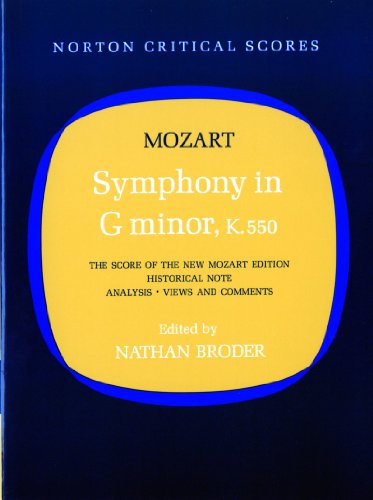 9780393097757: Symphony in G Minor, K. 550 (Norton Critical Scores)