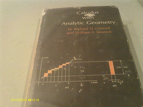 Stock image for Calculus With Analytic Geometry for sale by HPB-Red