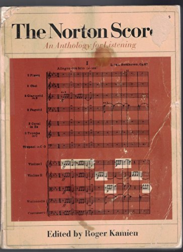 Beispielbild fr The Norton Scores: An Anthology for Listening zum Verkauf von Wonder Book