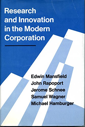 Imagen de archivo de Research and innovation in the modern corporation a la venta por HPB-Red