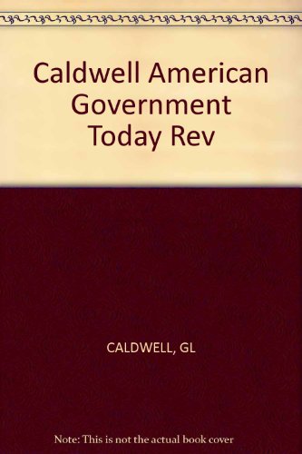 Stock image for American Government Today for sale by Irish Booksellers