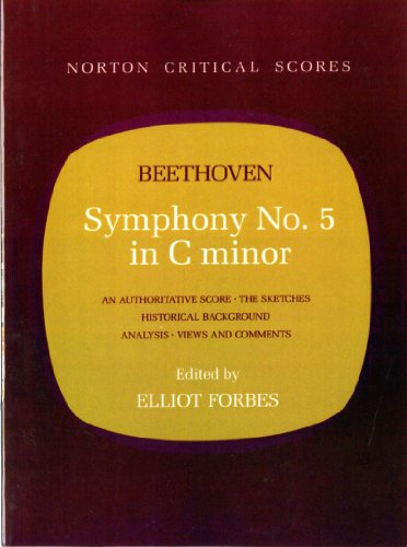 Stock image for Symphony No. 5 in c minor, Op.67 (Norton Critical Scores) for sale by Goldstone Books