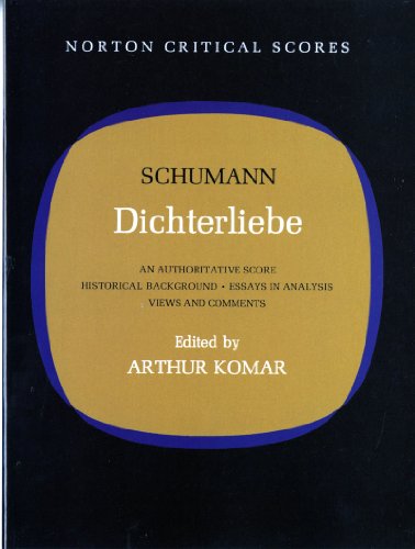 Imagen de archivo de Dichterliebe (Critical Scores) (Norton Critical Scores) a la venta por WorldofBooks