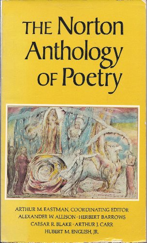 9780393099225: The Norton Anthology of Poetry, 1st, First Edition