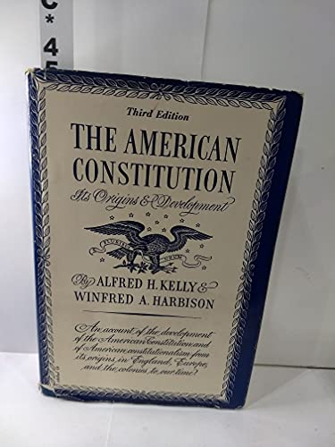 Beispielbild fr The American Constitution;: Its Origins and Development zum Verkauf von R Bookmark