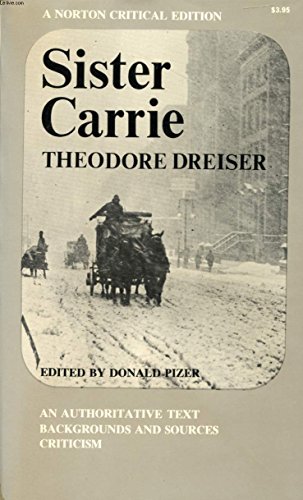 Imagen de archivo de Sister Carrie (Norton Critical Editions) a la venta por Dunaway Books