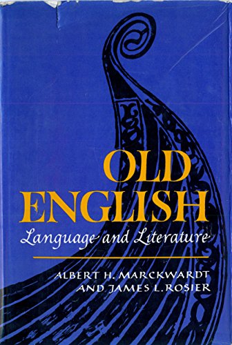 Stock image for Old English Language and Literature for sale by Better World Books