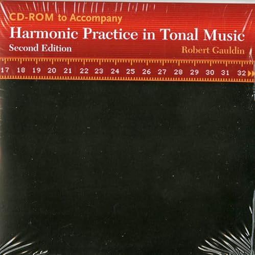 9780393103601: CD-ROM to Accompany Harmonic Practice in Tonal Music, 2nd Edition