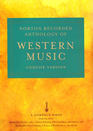 Imagen de archivo de Norton Recorded Anthology of Western Music a la venta por HPB-Red
