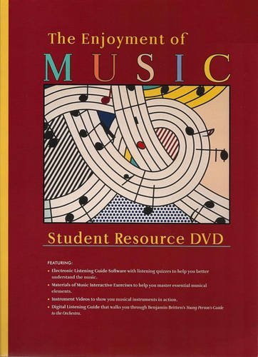 Imagen de archivo de Student Resource DVD: for The Enjoyment of Music: An Introduction to Perceptive Listening, Tenth Edition a la venta por SecondSale