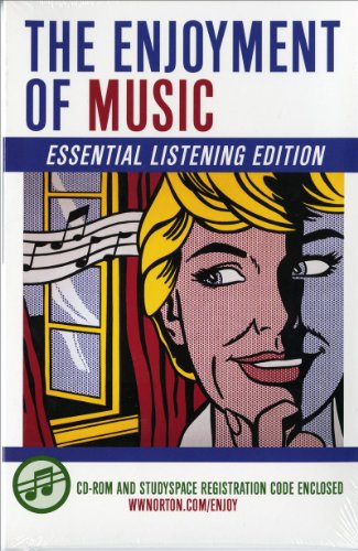 9780393112702: The Enjoyment of Music: Essential Listening Edition - CD ROM