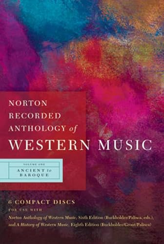 Imagen de archivo de Norton Recorded Anthology of Western Music: 1 (Ancient to Baroque) a la venta por HPB-Red