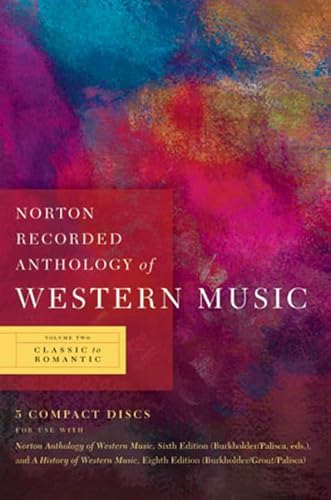 Imagen de archivo de Norton Recorded Anthology of Western Music: Classic to Romantic a la venta por HPB-Emerald