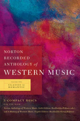 Stock image for Norton Recorded Anthology of Western Music: Classic to Romantic (Vol. 2) for sale by HPB-Red