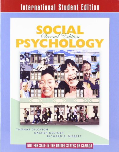 9780393117301: Social Psychology