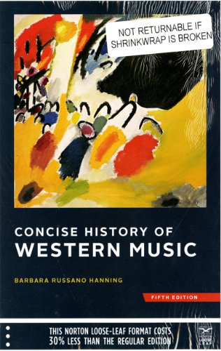 Stock image for Concise History of Western Music (Fifth Edition) for sale by HPB-Red