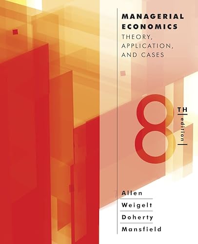 Stock image for Managerial Economics: Theory, Applications, and Cases for sale by HPB-Red
