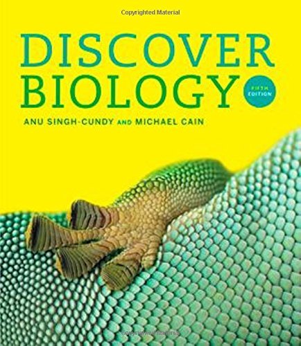 Stock image for Discover Biology, Fifth Edition, By Singh-cundy, Anu, ISBN 9780393125719 for sale by HPB Inc.