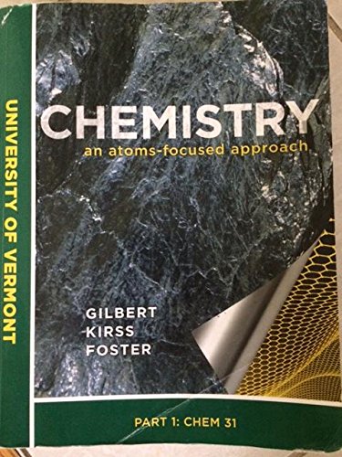 9780393137804: Chemistry An Atoms-Focused Approach University of Vermont