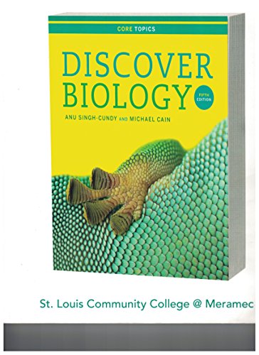 Stock image for Discover Biology, 5th Edition, St. Louis Community College @ Meramec for sale by HPB Inc.