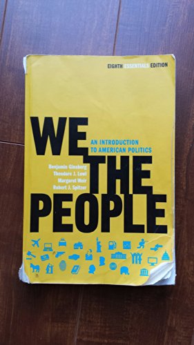 9780393149579: We the People: An Introduction to American Politics