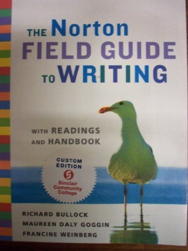 9780393156225: Title: NORTON FIELD GDE.TO WRITING >C by Richard Bullock (2010-01-01)