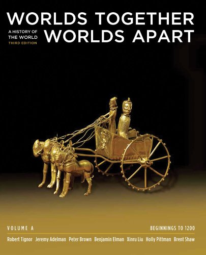 A History of the World: Beginnings to 1200 (Worlds Together, Worlds Apart) (9780393156263) by Tignor, Robert; Adelman, Jeremy; Brown, Peter; Elman, Benjamin; Liu, Xinru; Pittman, Holly; Shaw, Brent