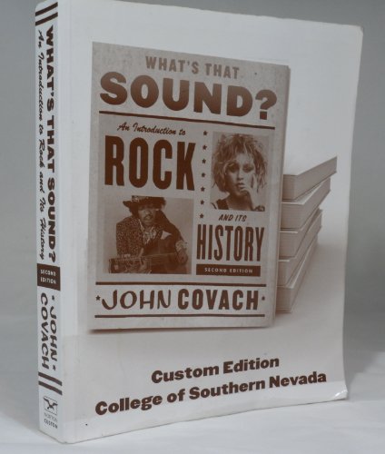 Beispielbild fr What's That Sound? An Introductionto Rock and Its History 2nd Edition Custom Edition for College of zum Verkauf von ThriftBooks-Dallas